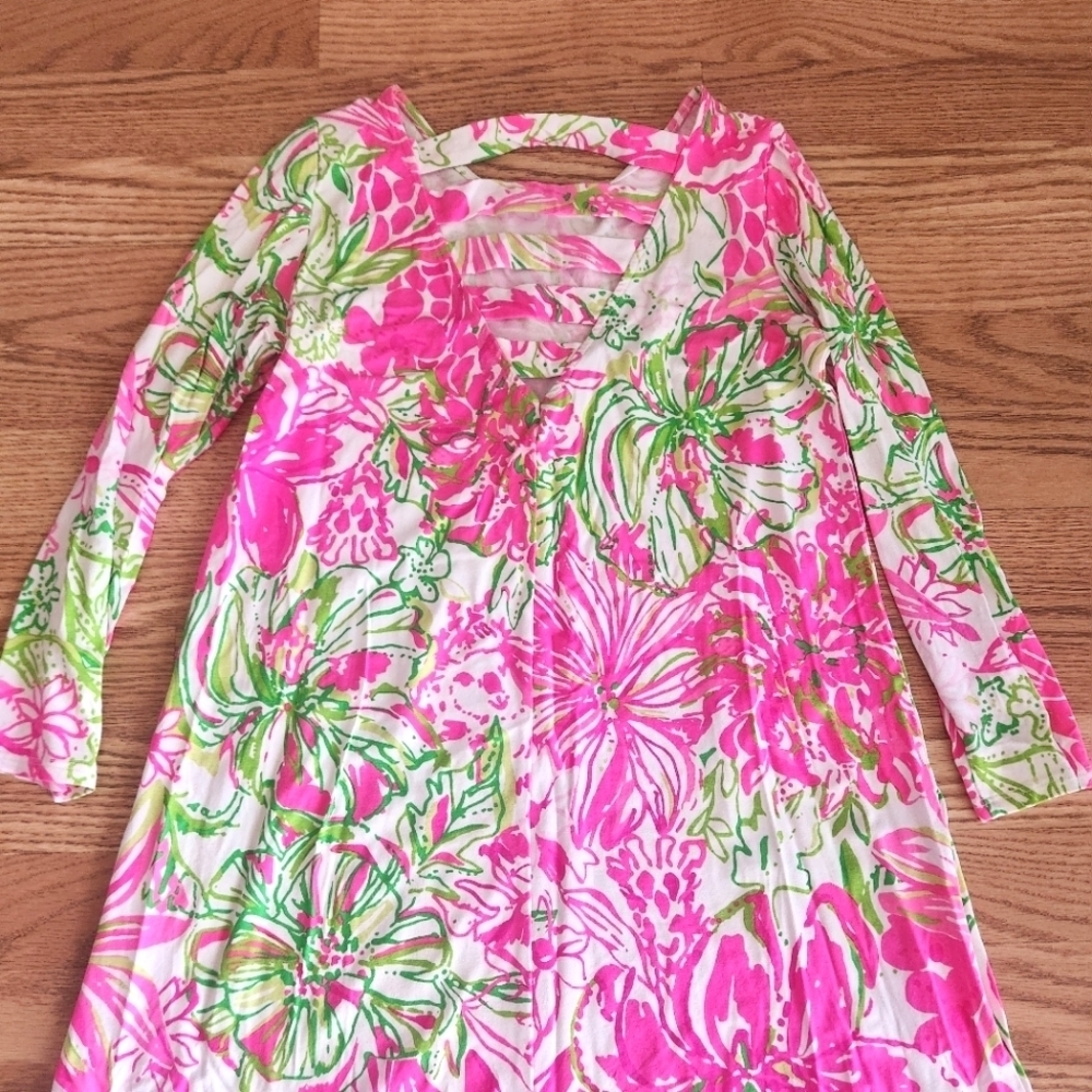 EUC Lilly Pulitzer Ophelia Swing Dress In Koala Me Maybe Print, Size XS - Picture 5 of 9